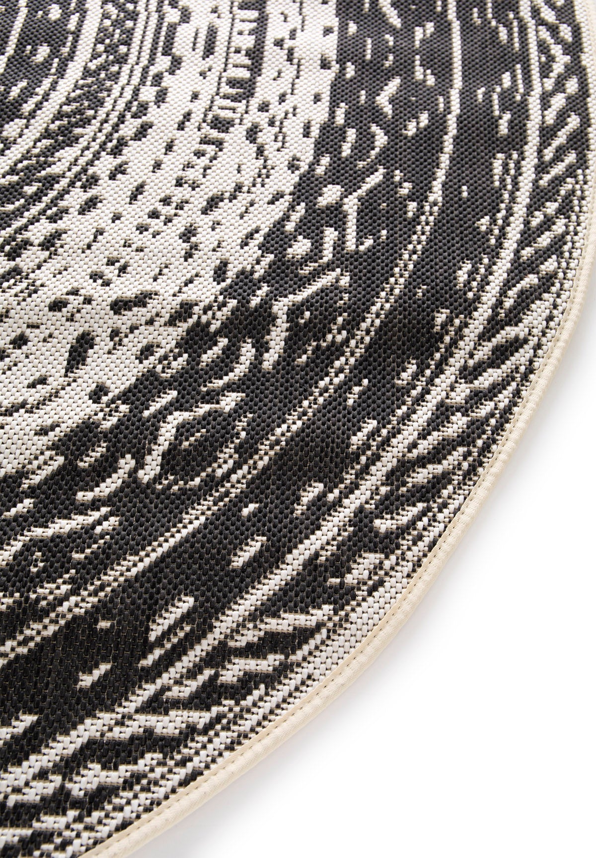 Garden Impressions Buitenkleed Antique donker grijs Ø160cm