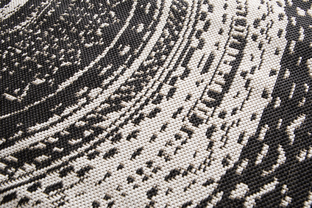 Garden Impressions Buitenkleed Antique donker grijs Ø160cm