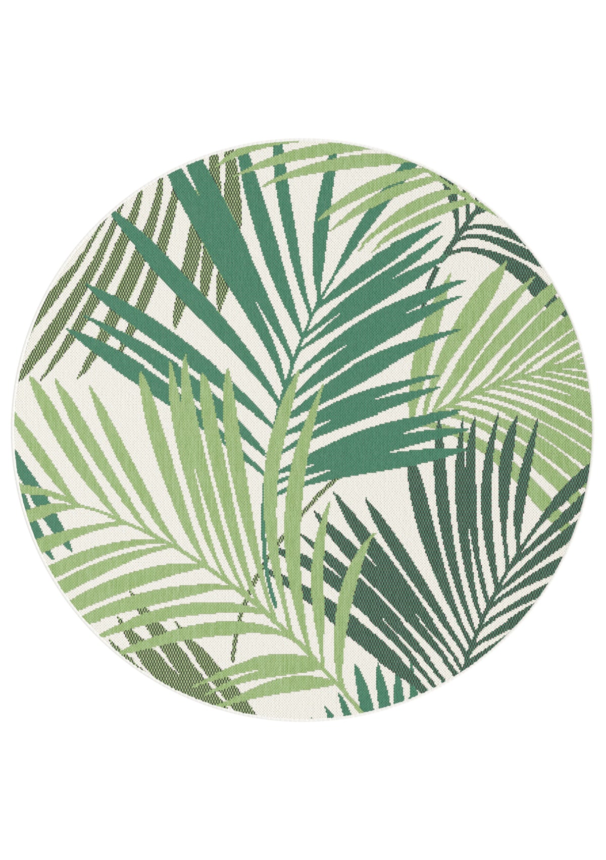 Garden Impressions Buitenkleed Naturalis palm leaf Ø160cm