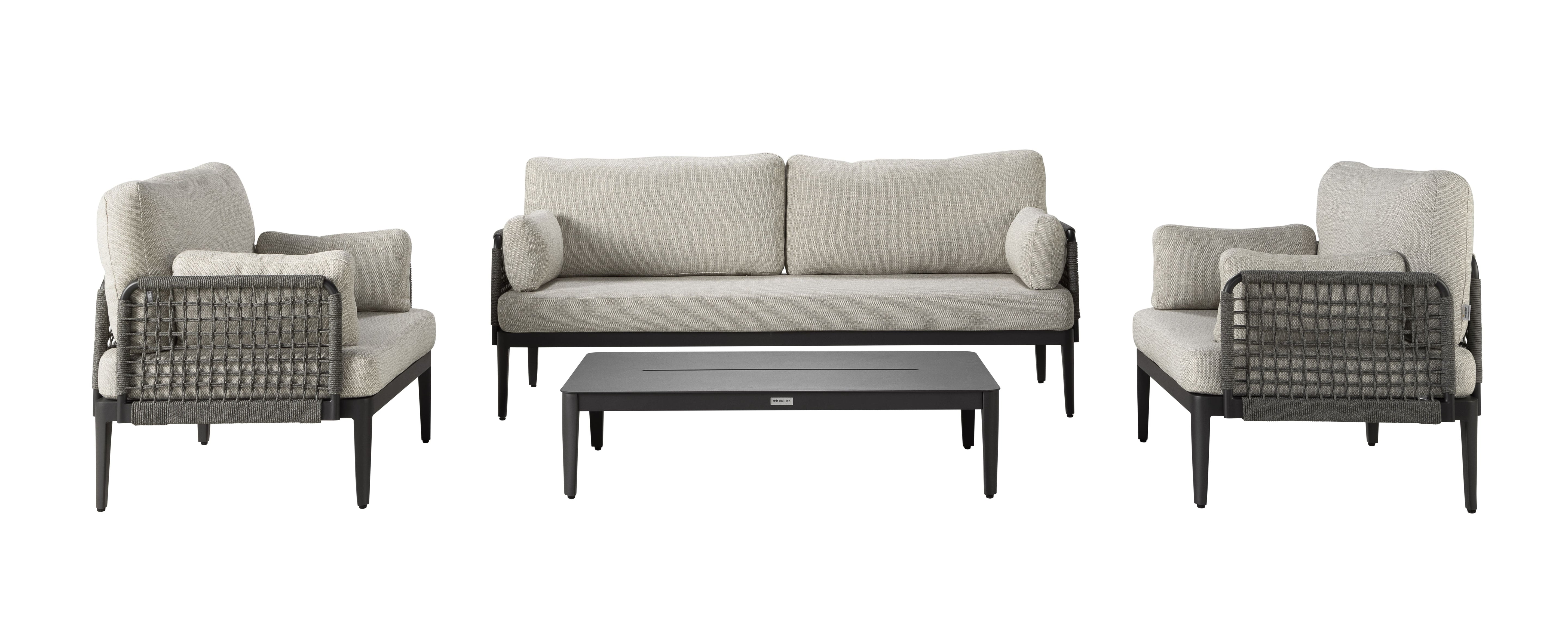 Callisto Outdoor Loungeset Nikiti 4-delig