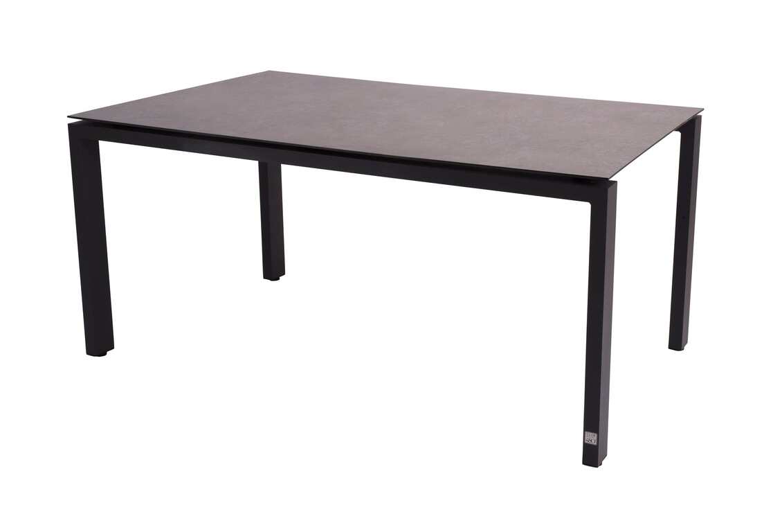 4 Seasons Outdoor Diningtafel Goa slate antraciet 160x95cm