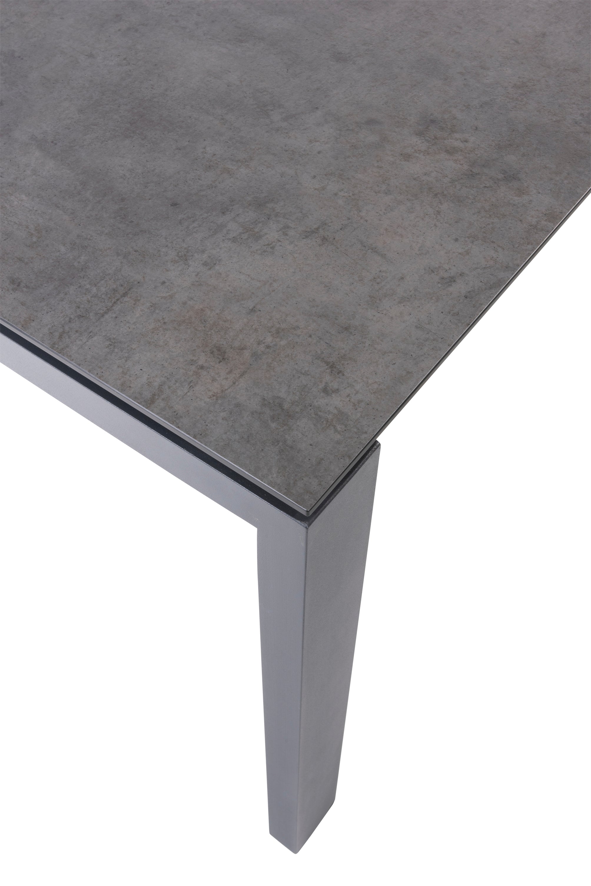 4 Seasons Outdoor Diningtafel Goa slate antraciet 160x95cm