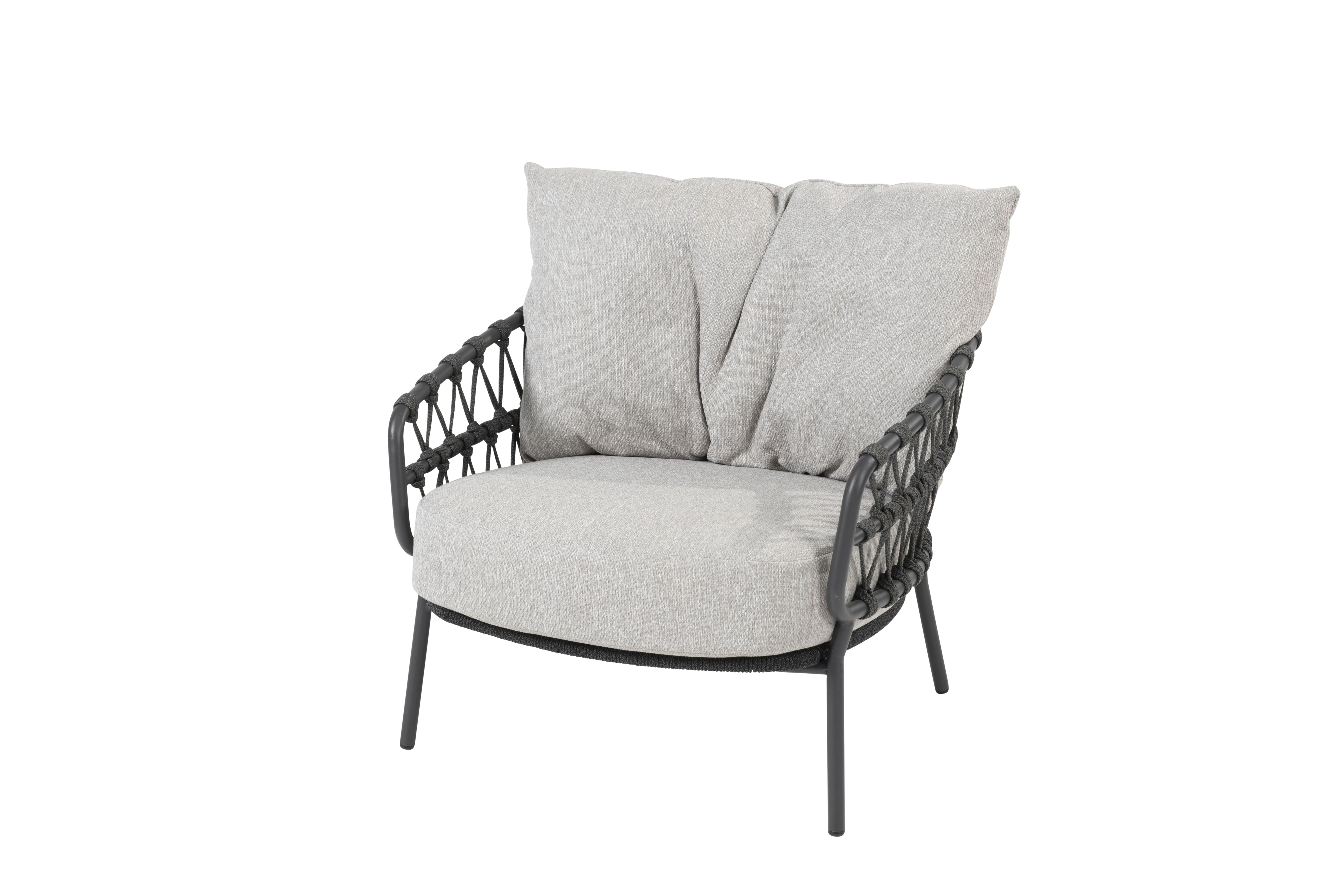 4 Seasons Outdoor Loungestoel Calpi antraciet showmodel