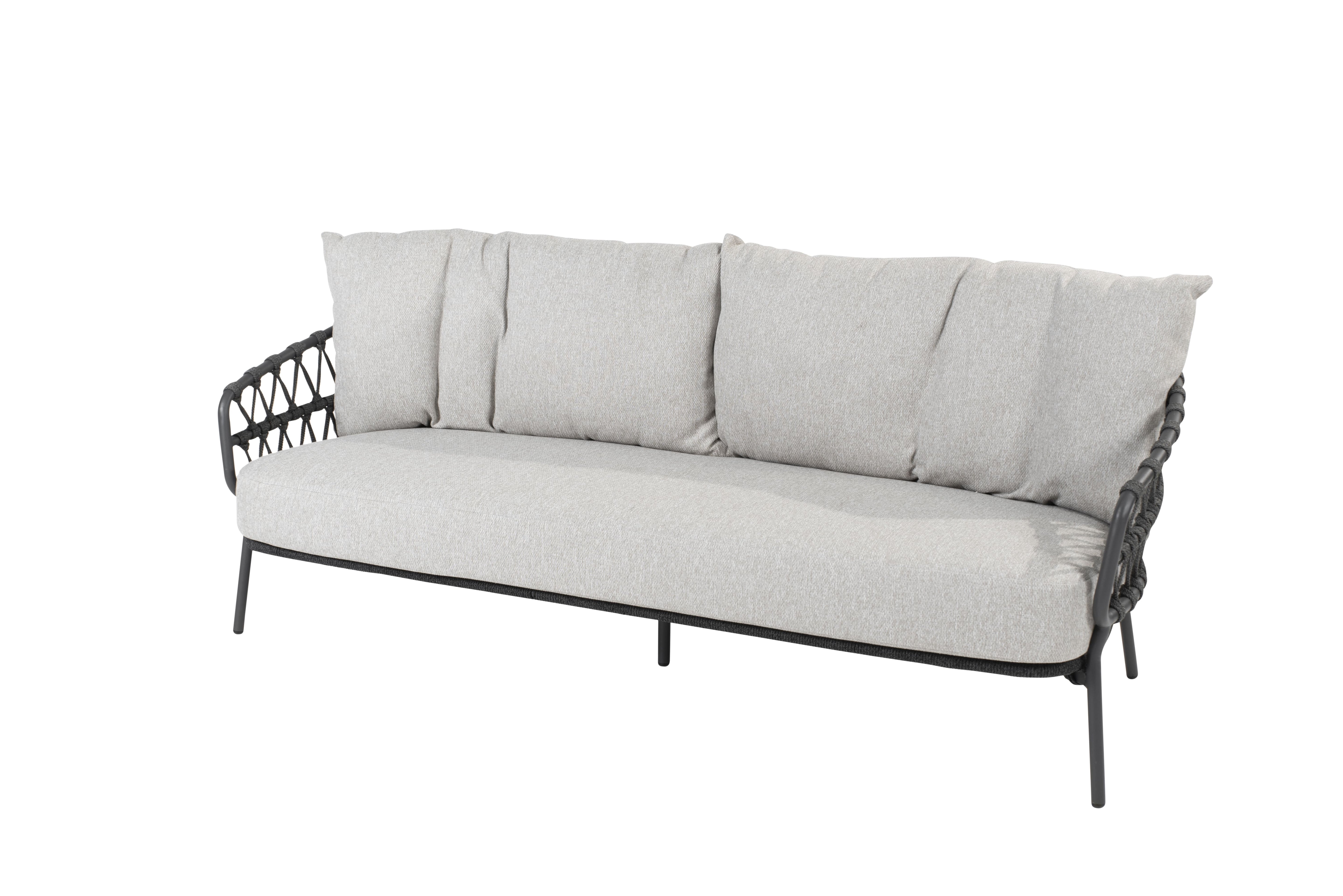 4 Seasons Outdoor Calpi 3-zits lounge bank antraciet