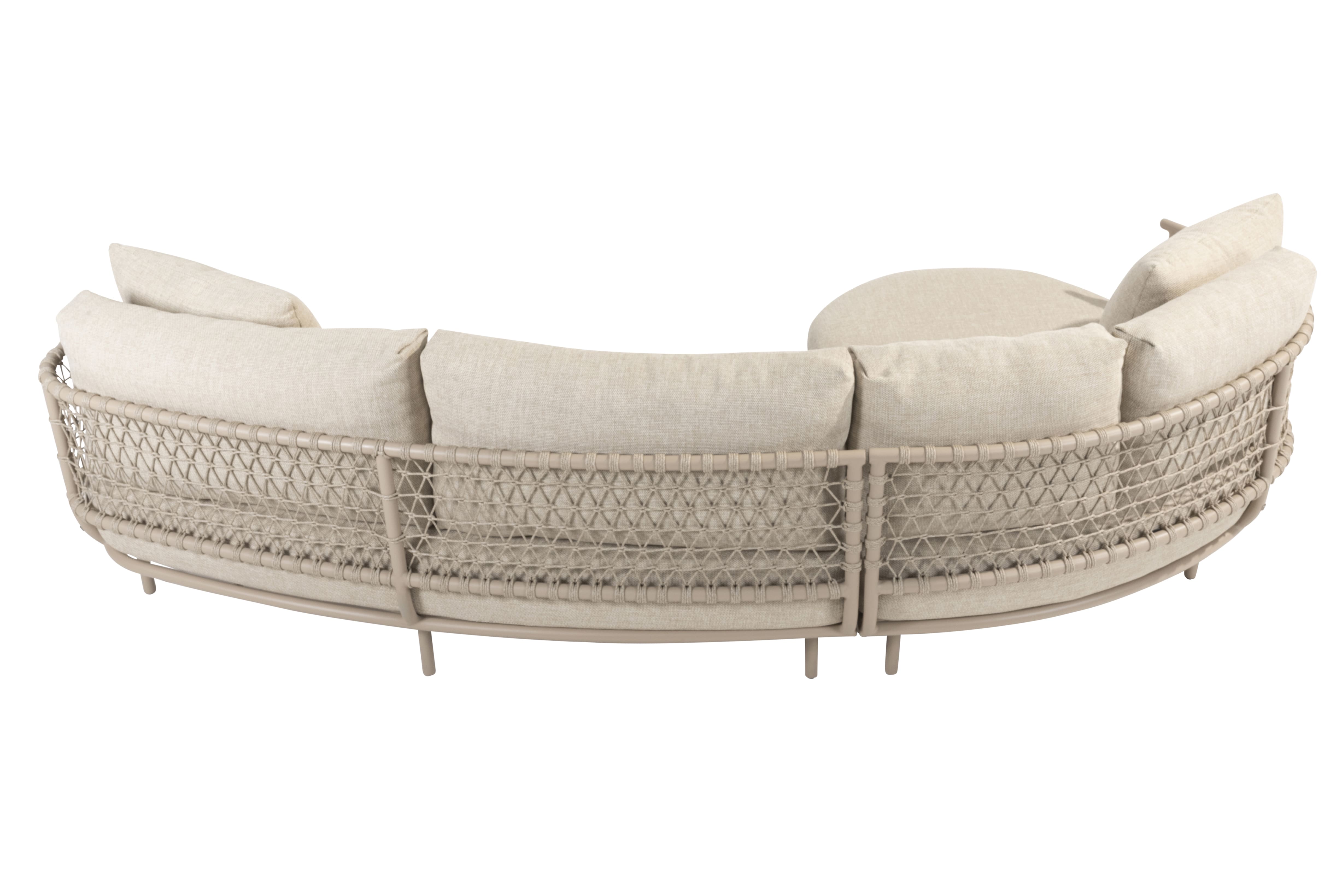 4 Seasons Outdoor Chaise longue Sardinia latte 5-delig