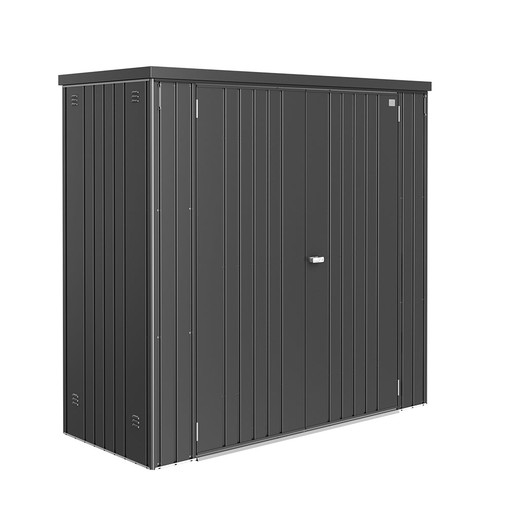 Biohort Tuinkast 190 donkergrijs metallic