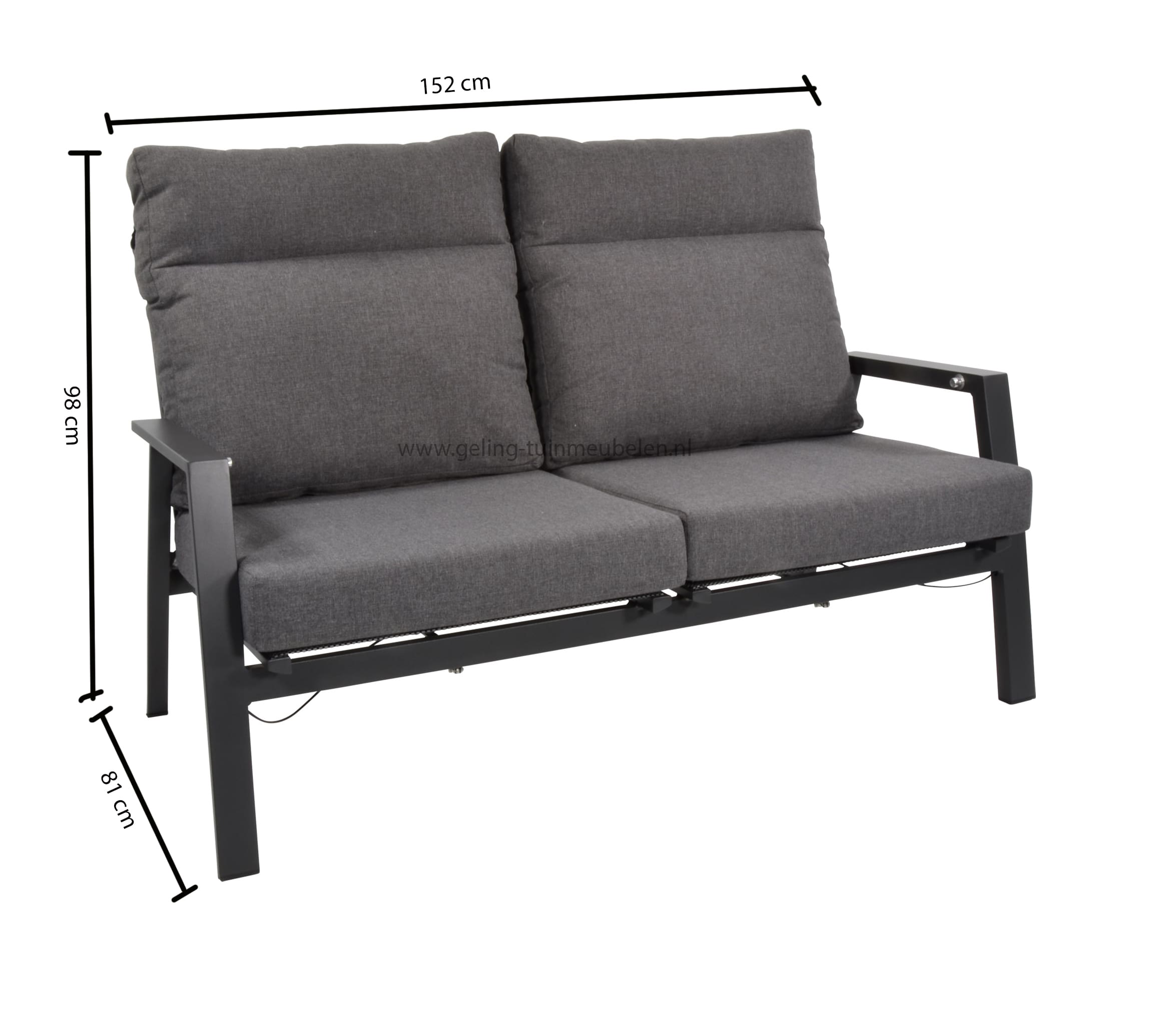 Lesli Living Loungebank Ohio 2-zits
