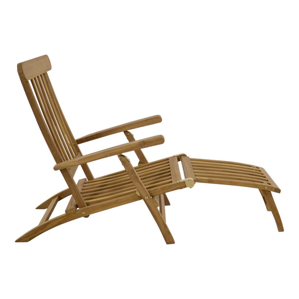 Lesli Living Deckchair teak verstelbaar