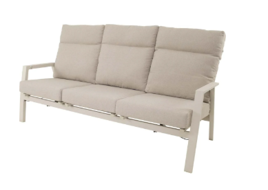 Lesli Living Loungebank Ohio 3-zits crema