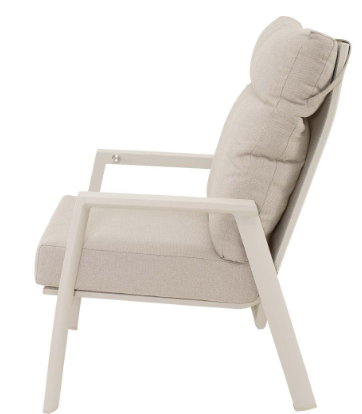 Lesli Living Loungestoel Ohio crema