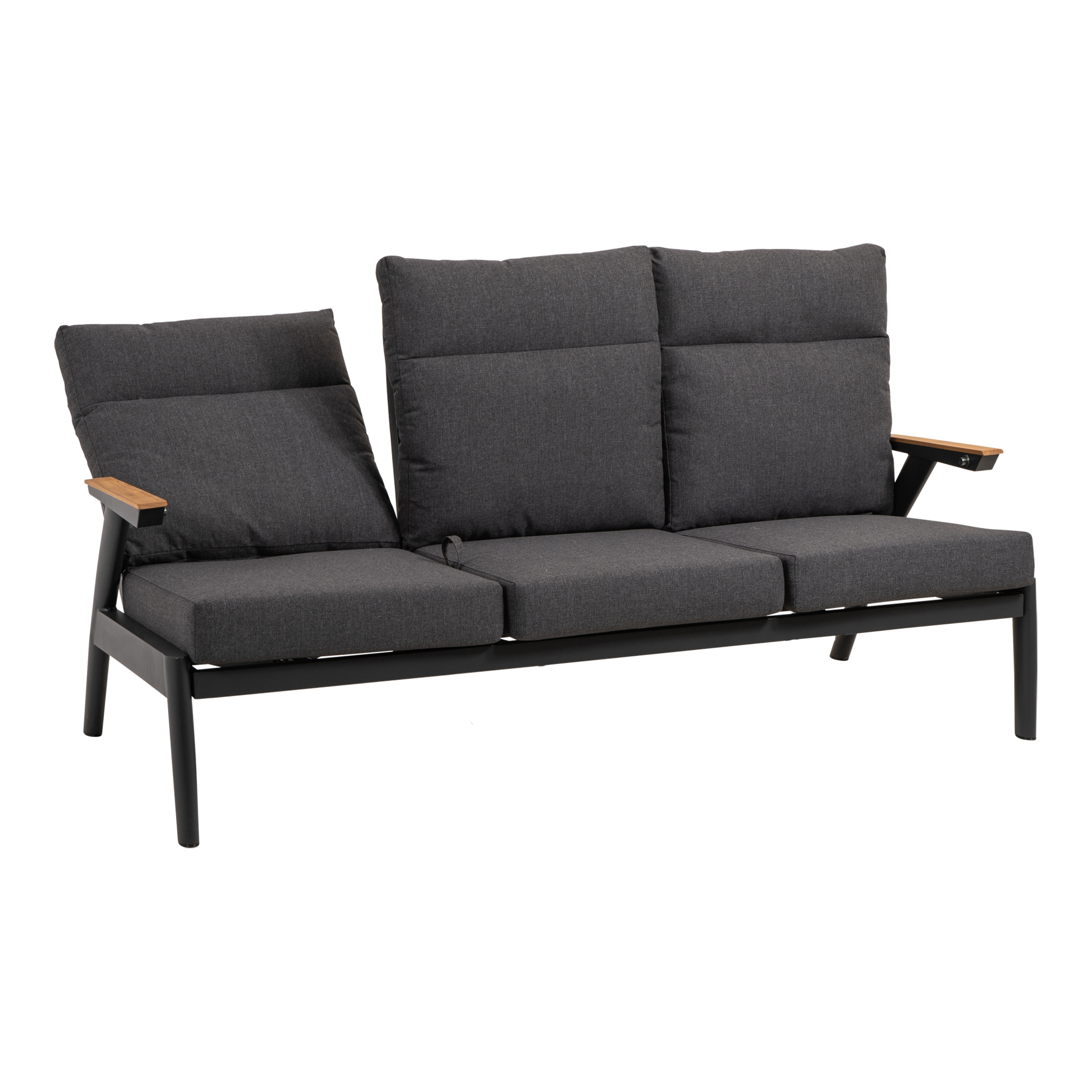 Lesli Living Loungebank Florence aluminium