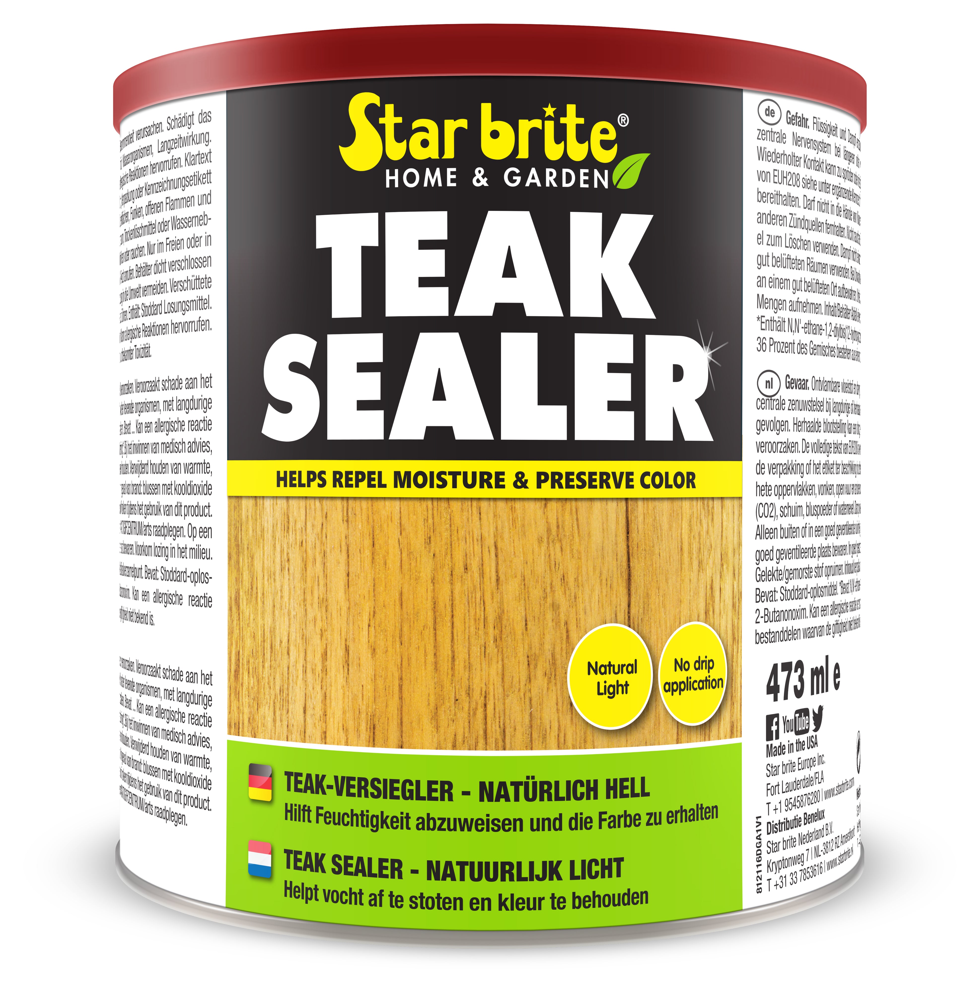 Star brite Teak Sealer - Natuurlijk Light 473 ml