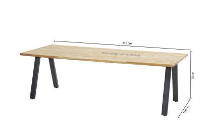 Taste 4SO ambassador diningtafel 240x100cm