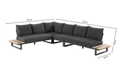 Taste 4SO loungehoek Country 4-delig