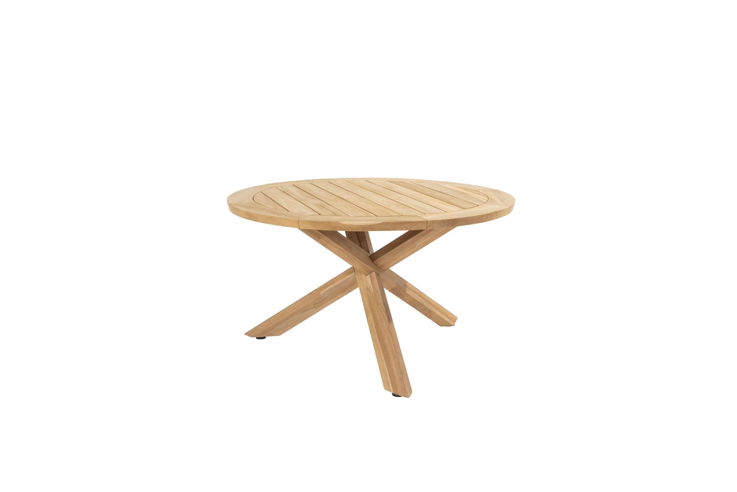 Taste 4SO Diningtafel Prado teak/teak 130Øcm