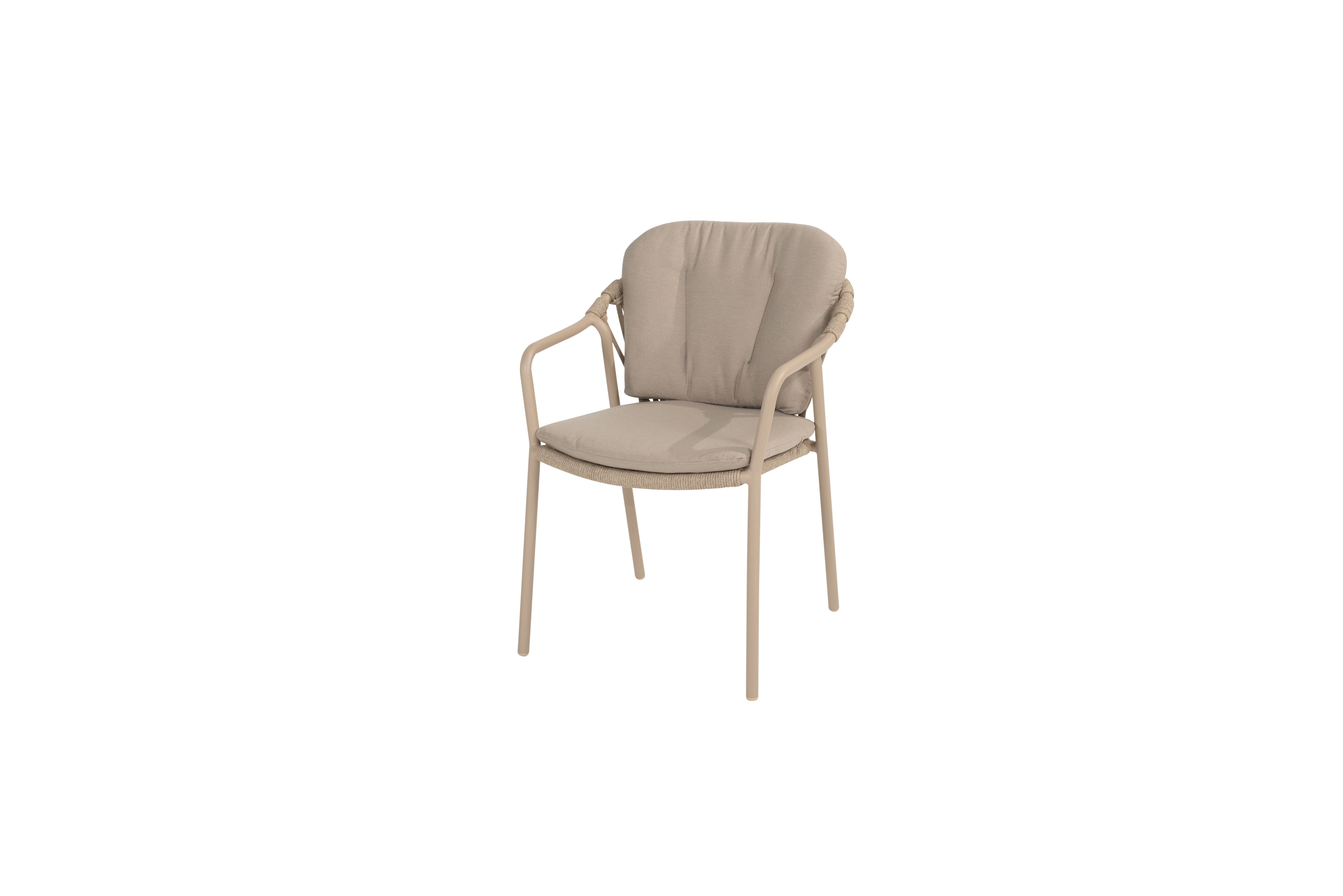 Taste 4SO Diningset Manitoba latte-Donato Ø160cm 7-delig