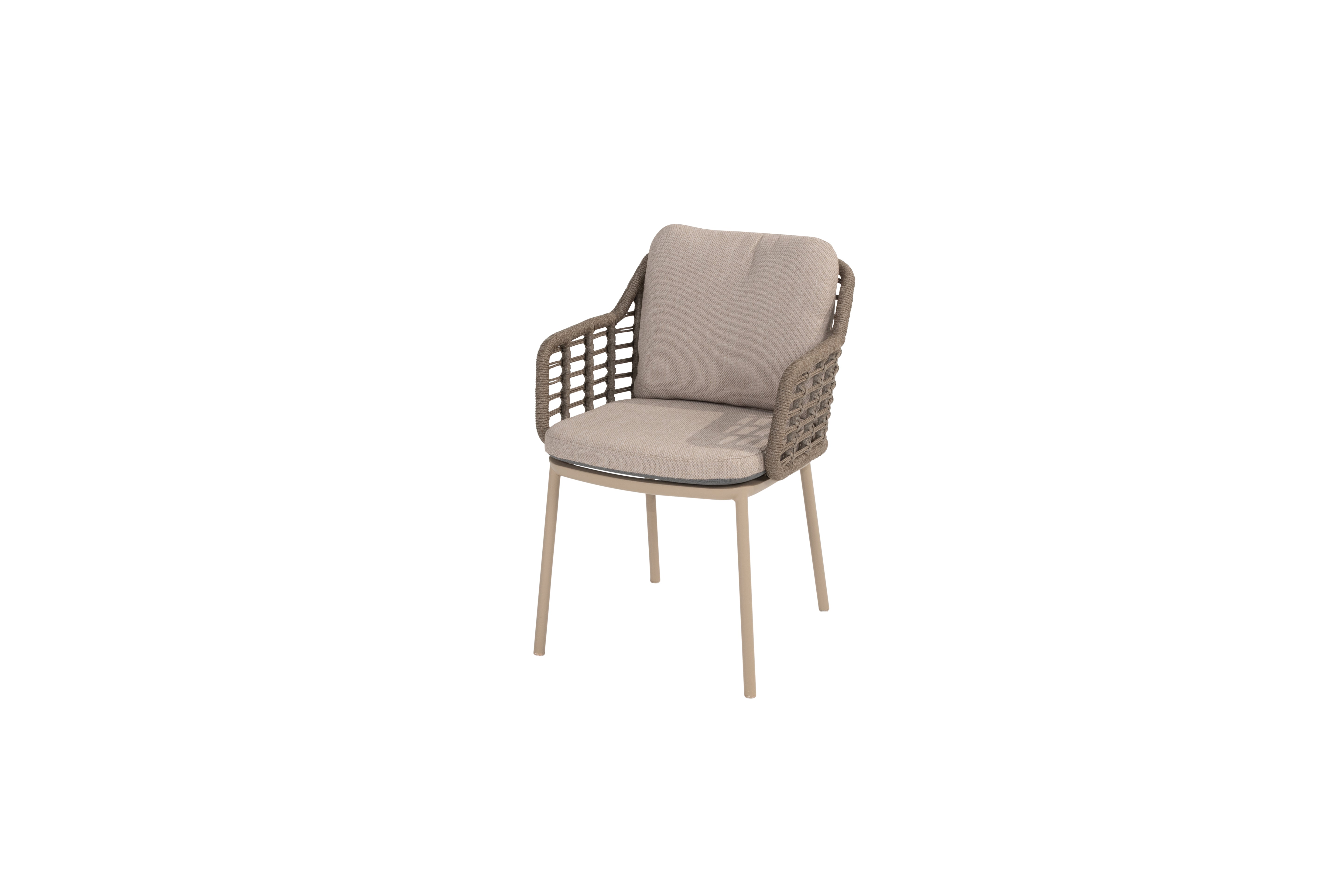 Taste 4SO Diningset Puglia latte-Sarah ø120cm 5-delig