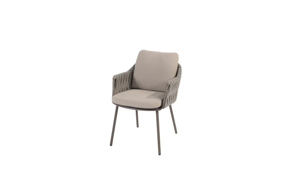 Taste 4SO Diningset Cannes terre-Prado keramiek ø130cm 5-delig