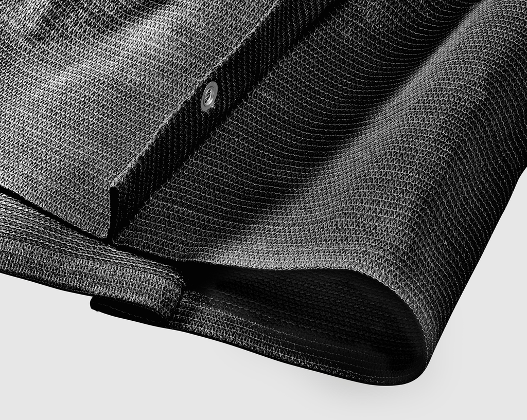 Harmonica schaduwdoek, B 2,9 x L 3,0m, Antraciet