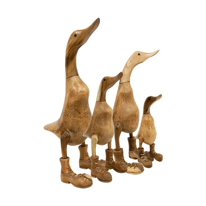 Jojo Living Houten eend laarzen 34cm