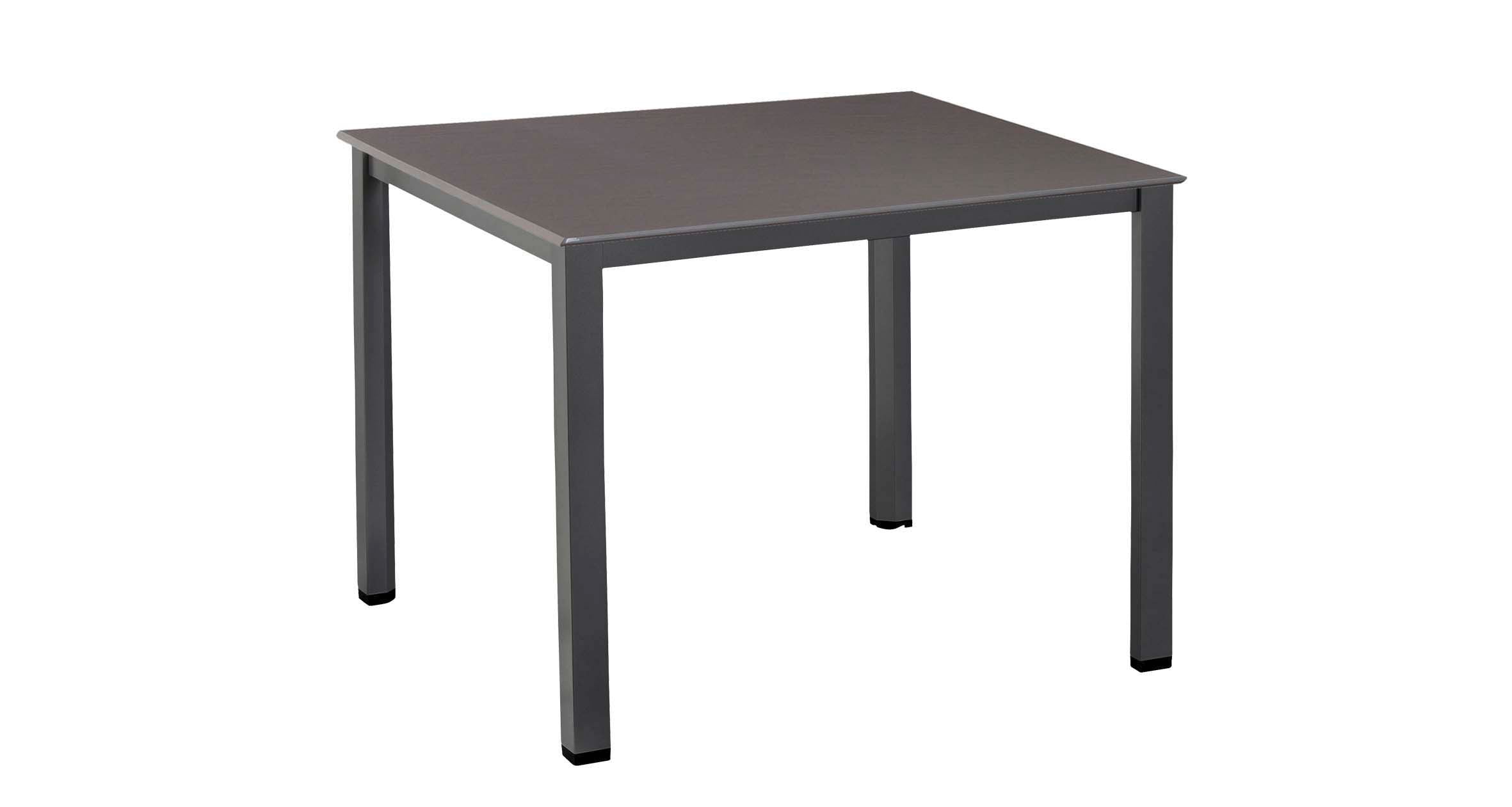 Kettler Diningtafel Cubic leisteen 95x95cm antraciet