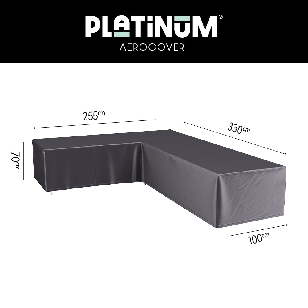 Platinum Loungesethoes hoekset rechts 330x255x100xH70cm