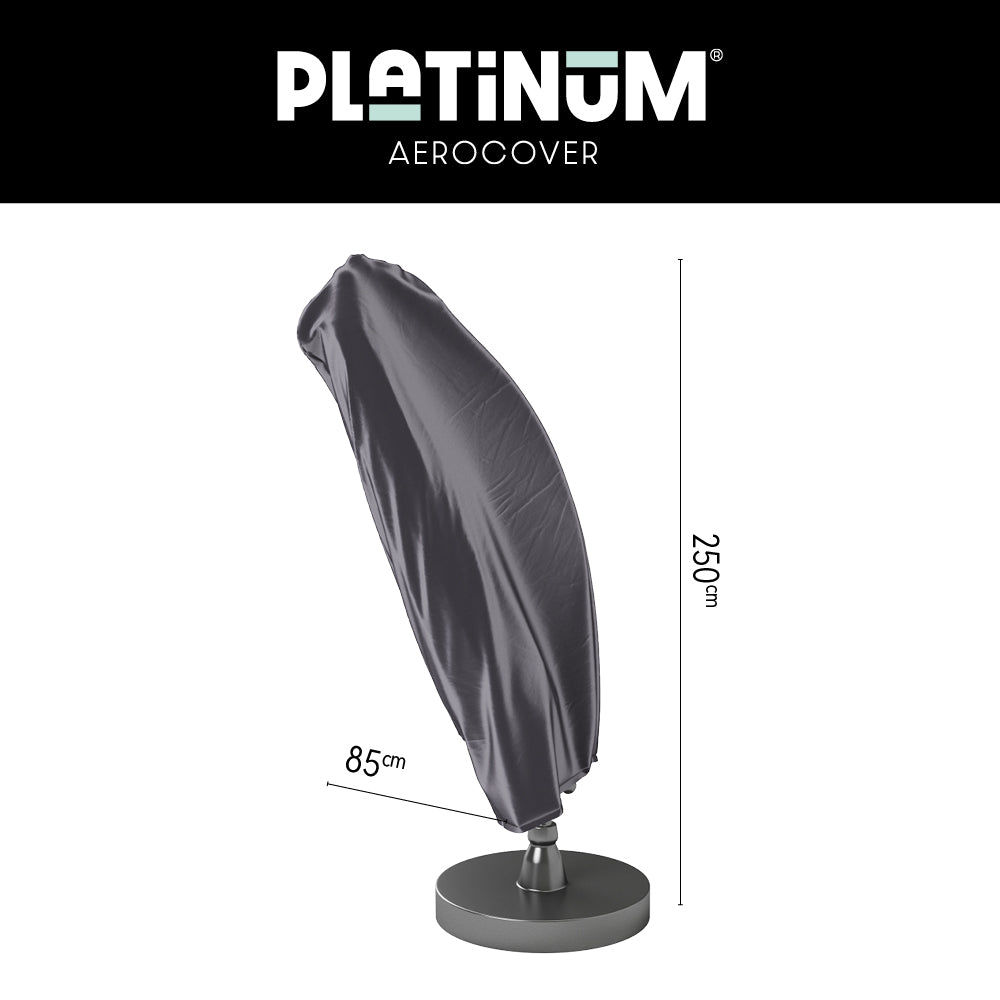 Platinum Zweefparasolhoes H250x85cm