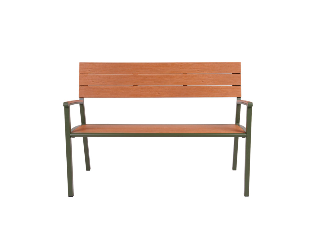 MaximaVida Bermuda tuinbank 120 cm olijfgroen