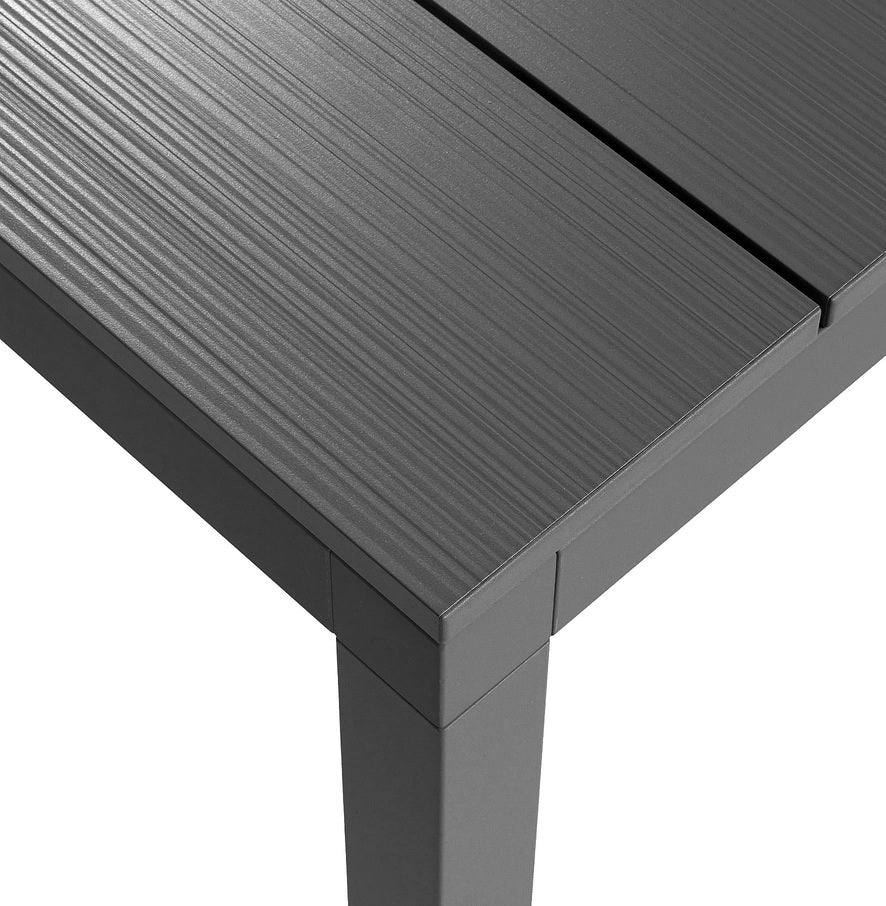 Nardi Rio diningtafel 140 aluminium antraciet