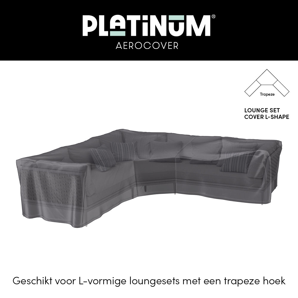 Platinum Loungesethoes hoekset trapeze 270x270x100xH70cm