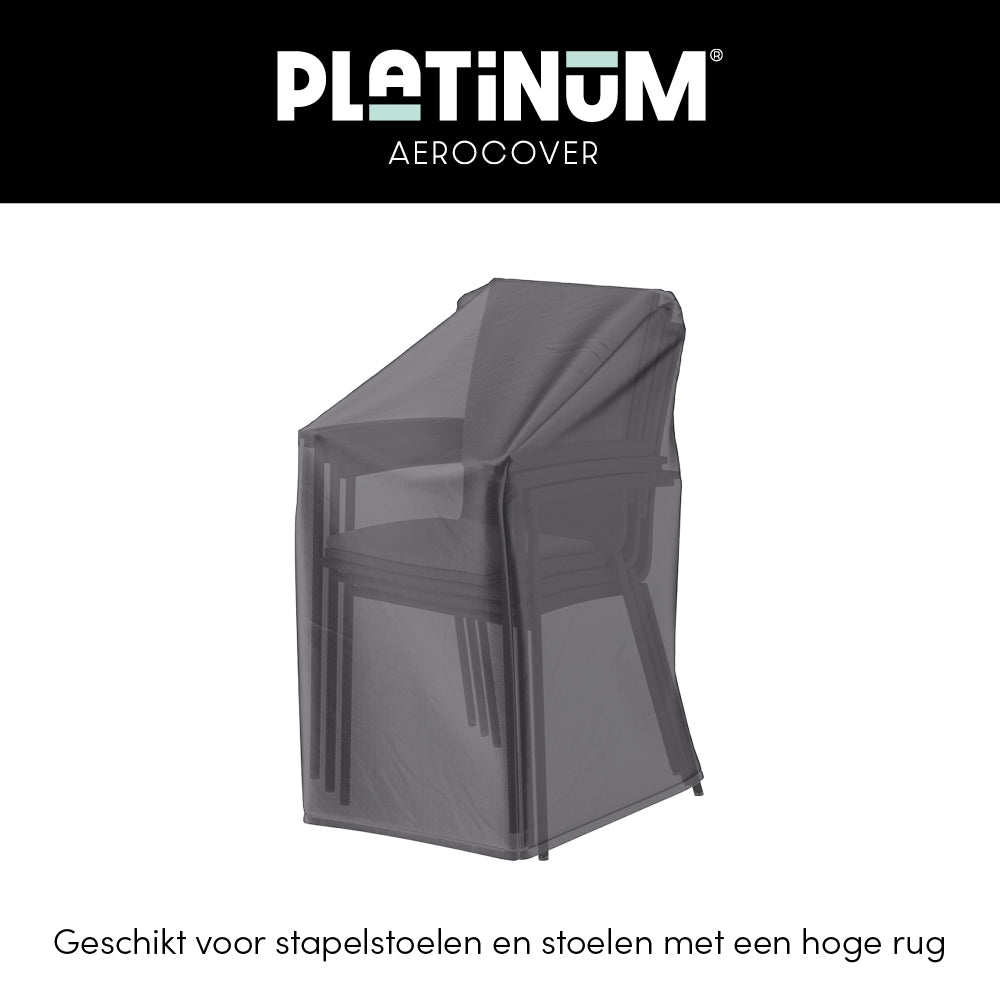 Platinum Stapelstoelhoes/ gasveerstoelhoes 67x67xH80/110cm
