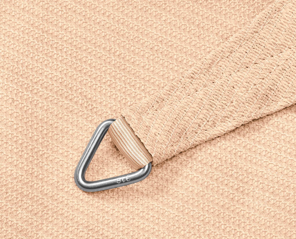 Coolfit Driehoek 3,6 x 3,6 x 3,6m, Gebroken Wit