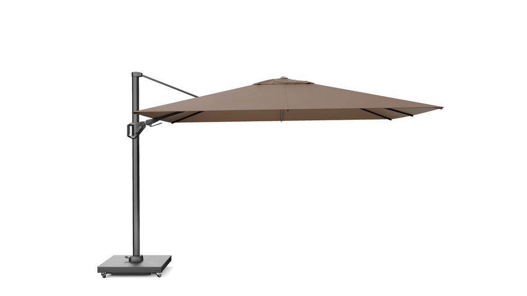 Platinum Zweefparasol Challenger T² Premium 260x350cm Havana