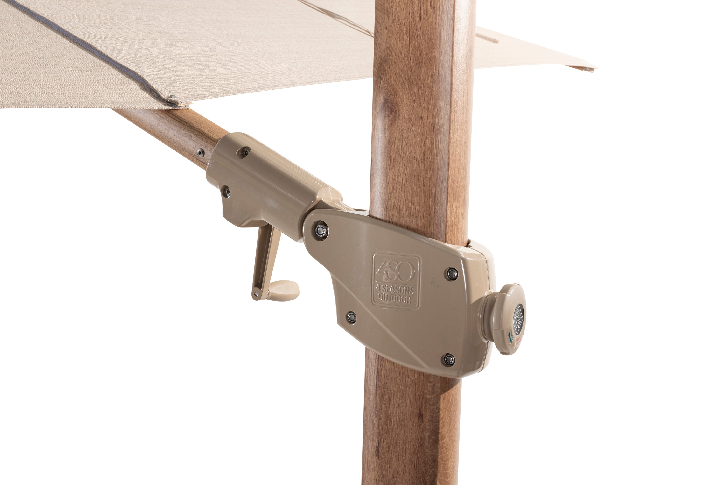 4 Seasons Outdoor Siesta Premium 300x300cm Houtlook-Zand