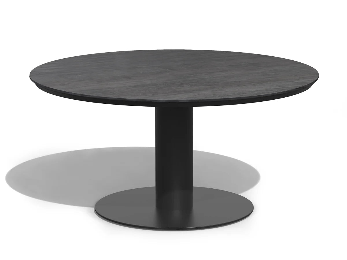 Tierra Outdoor Low Diningset Liv -Morena forest grey Ø120cm 5-delig