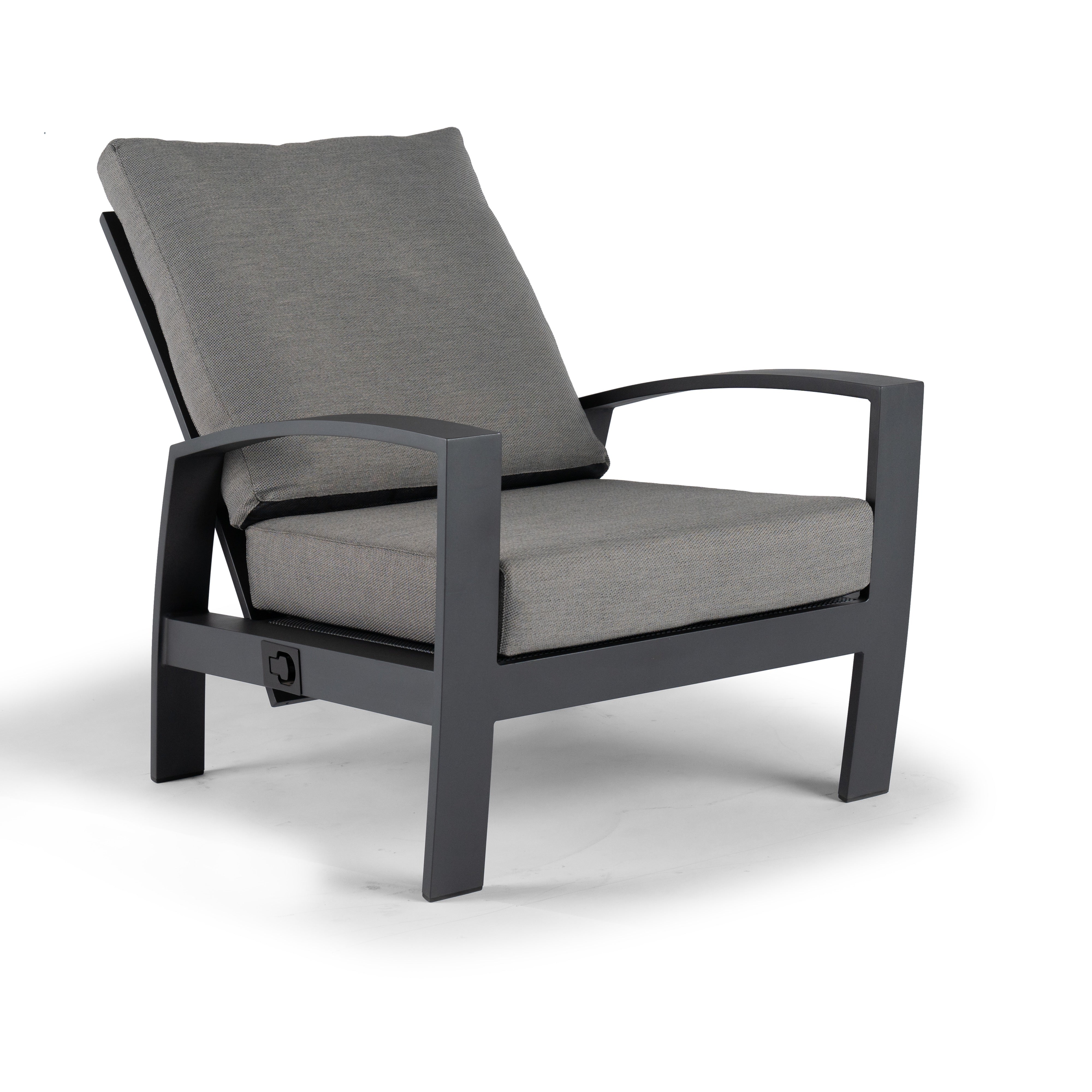 Tierra Outdoor Loungestoel Verstelbaar Valencia charcoal