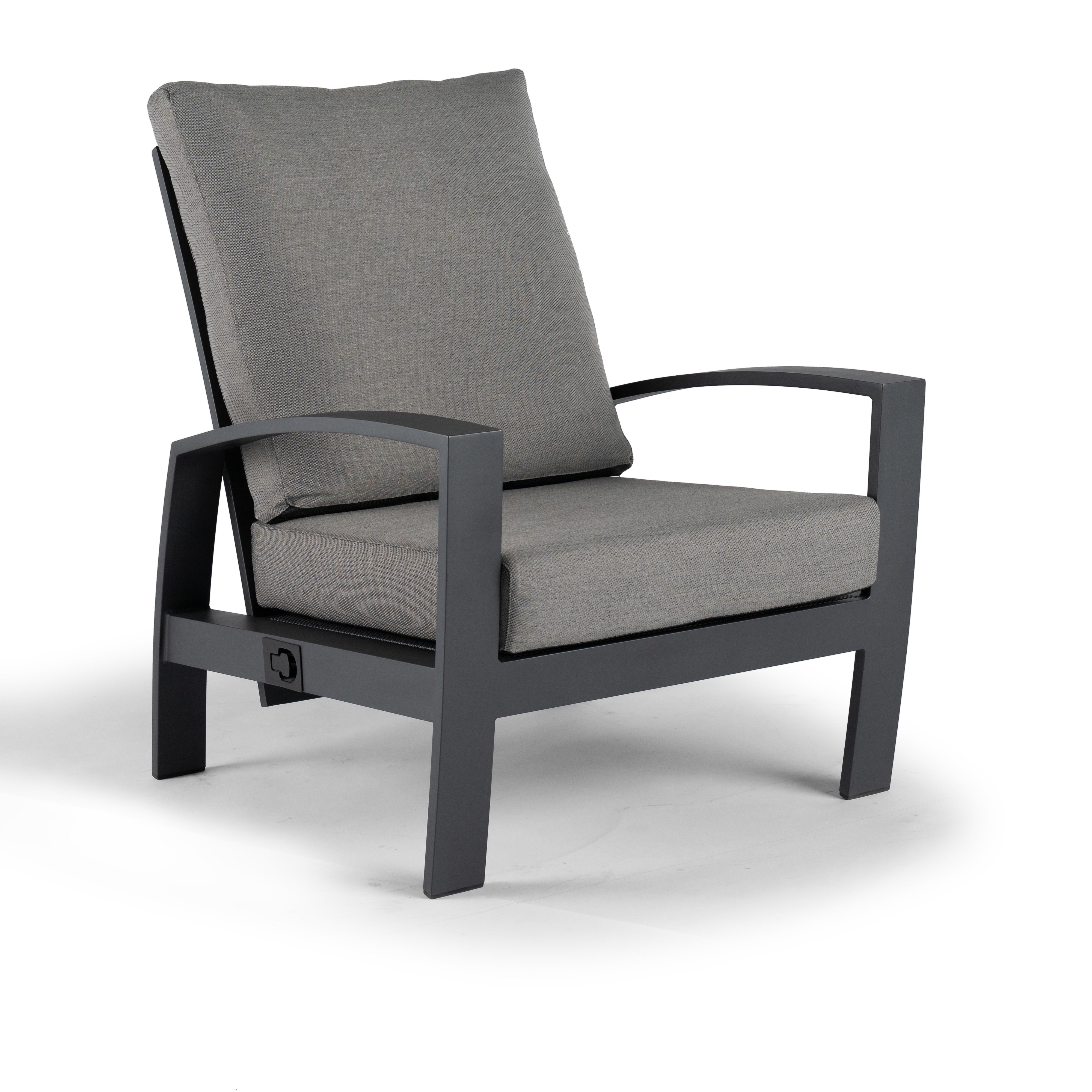 Tierra Outdoor Loungestoel Verstelbaar Valencia charcoal