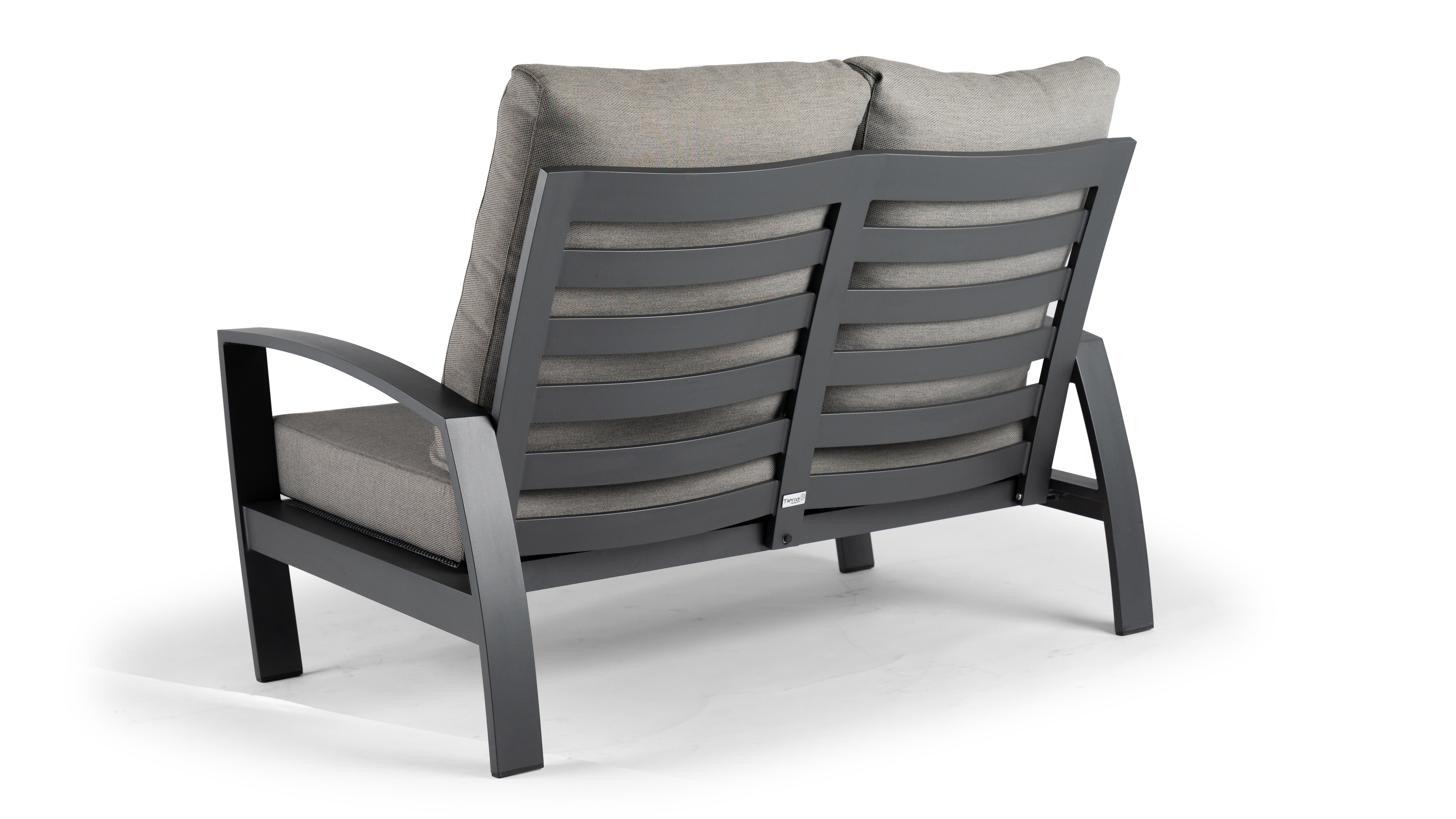 Tierra Outdoor Loungebank 2-zits Valencia charcoal