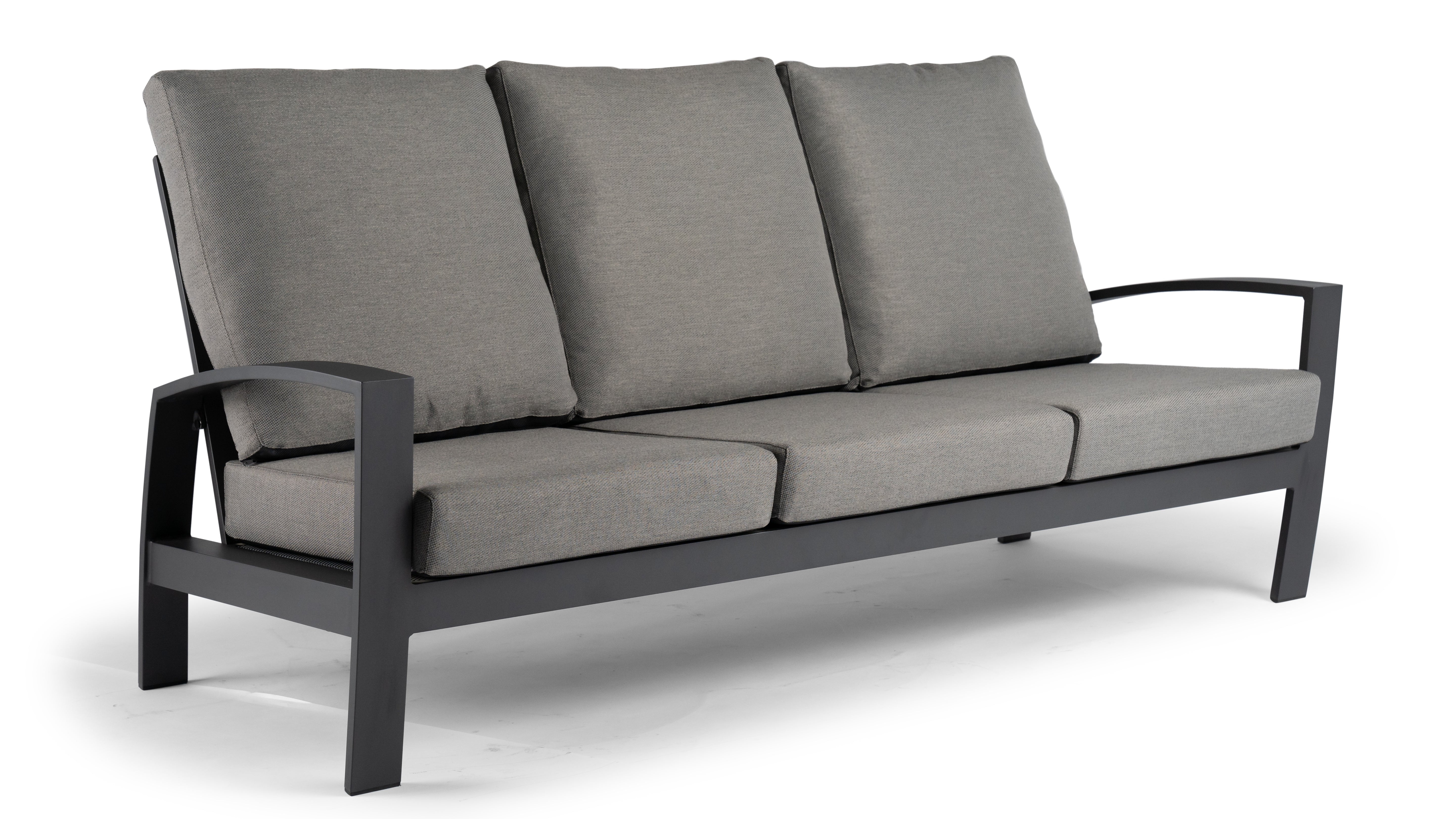 Tierra Outdoor Loungebank 3-zits Valencia charcoal