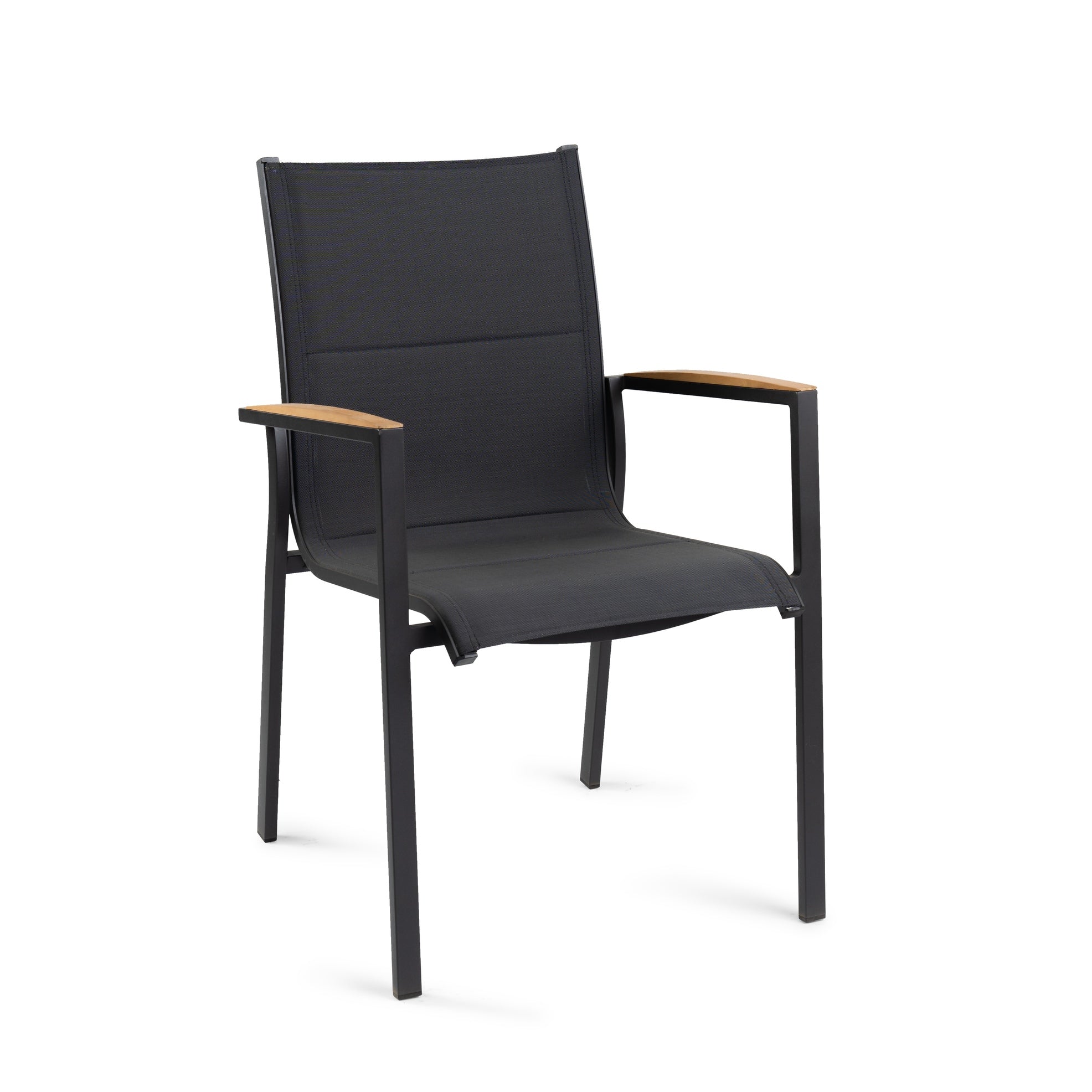 Tierra Outdoor Stapelstoel Foxx charcoal-teak