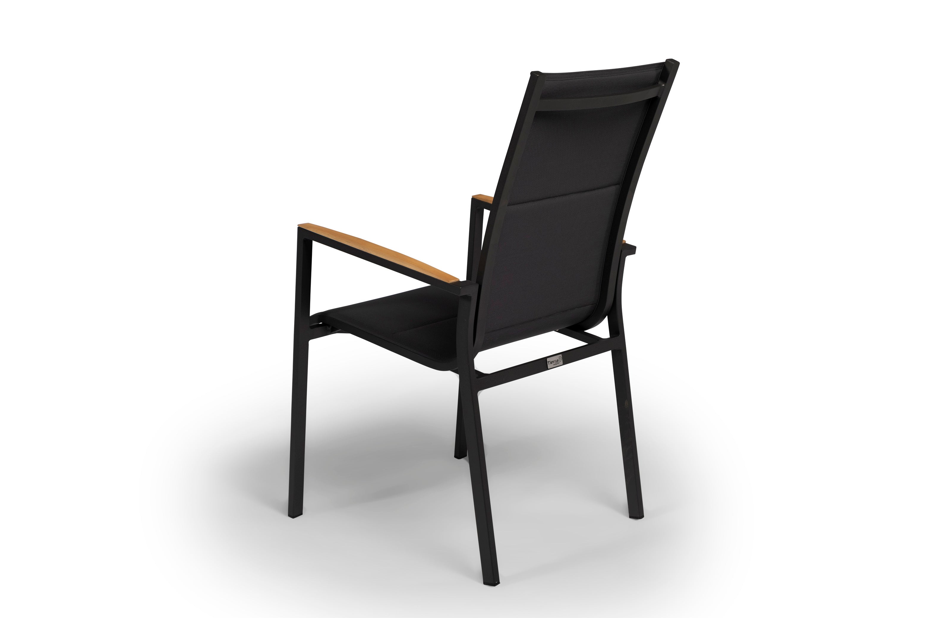 Tierra Outdoor Stapelstoel Foxx high charcoal-teak