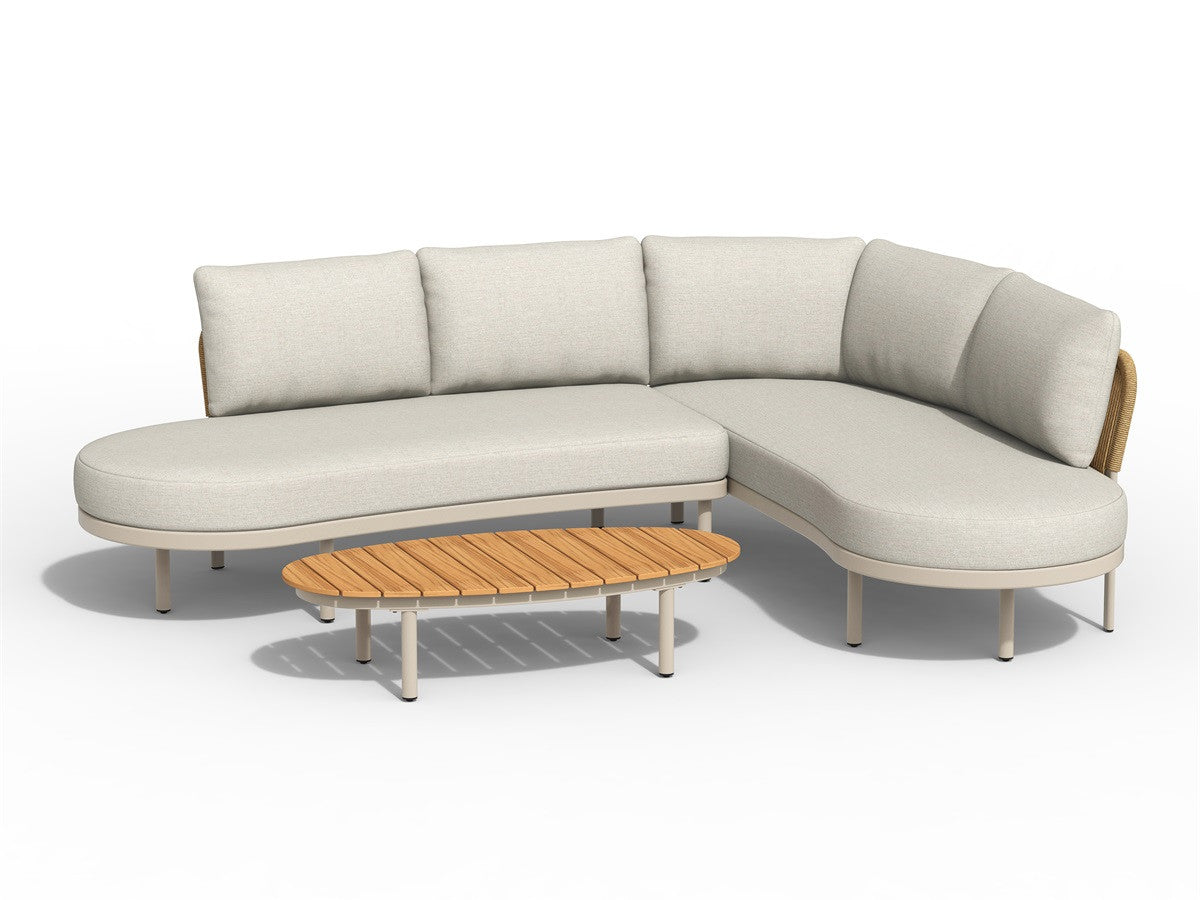 Tierra Outdoor Loungehoek Fumanu Links Champagne
