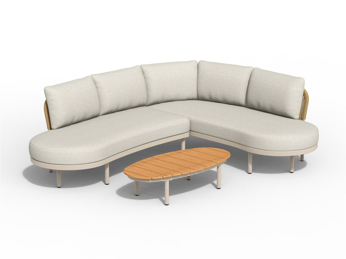 Tierra Outdoor Loungehoek Fumanu Links Champagne