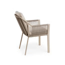Tierra Outdoor Diningset Liv champagne - Oblong ophira 200x110cm 7-delig