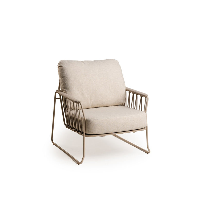 Tierra Outdoor Rivera Loungestoel champagne
