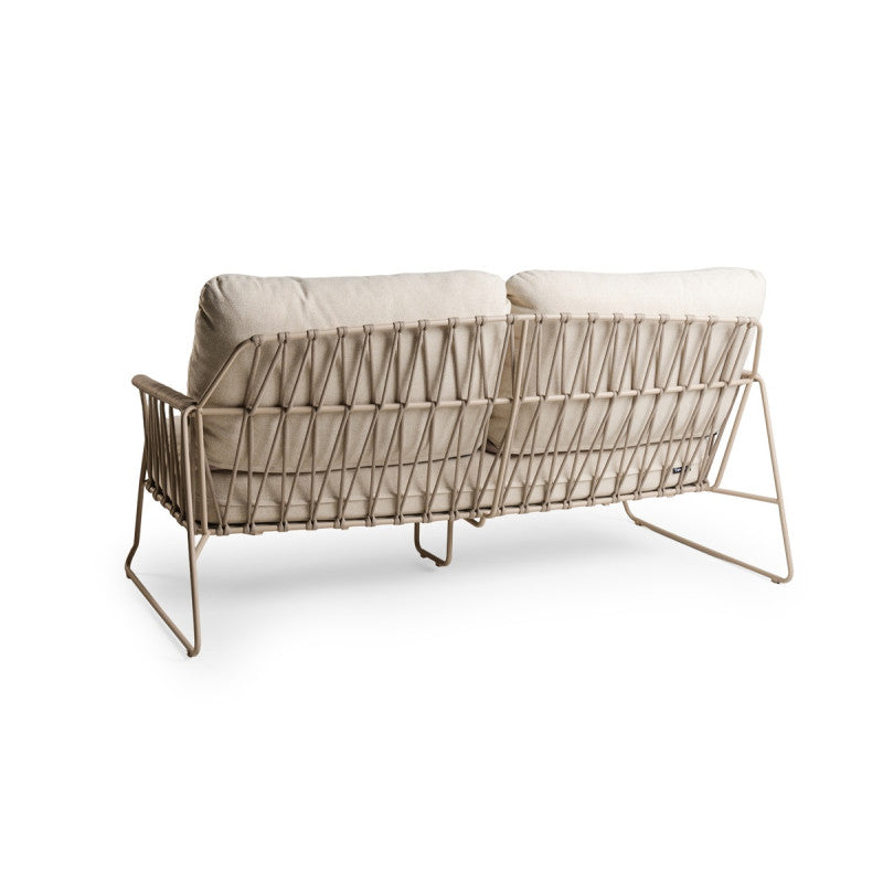 Tierra Outdoor Rivera Loungebank 2-zits champagne