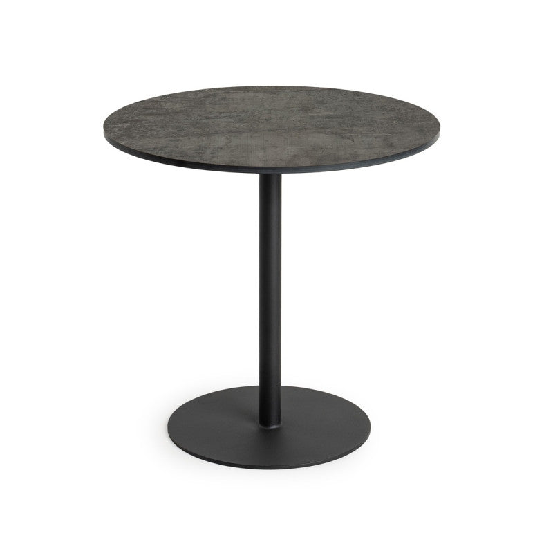 Tierra Outdoor Solea Loungetafel Trespa forest grey ø50cm charcoal