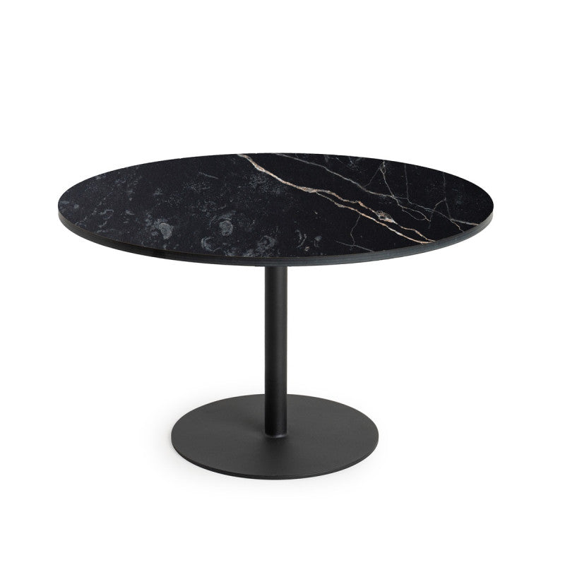 Tierra Outdoor Solea Loungetafel Trespa marble ø50cm charcoal