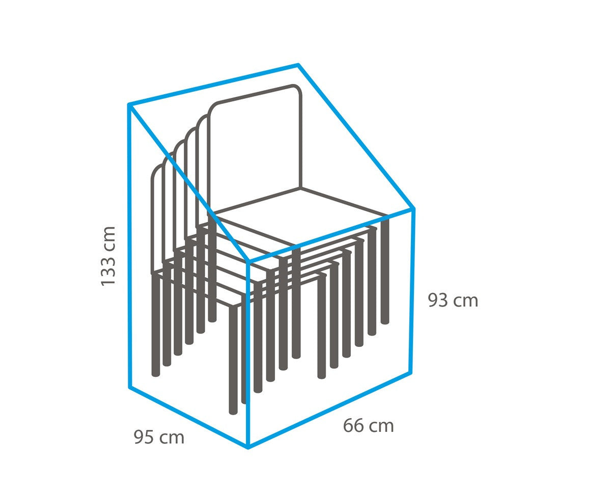 Tierra Outdoor Stapelstoelhoes 133/93x95x66cm