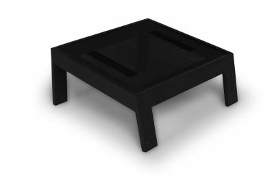 Tierra Outdoor Hocker Queens charcoal